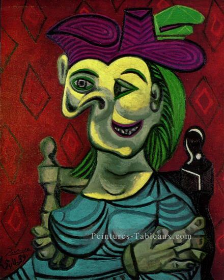 Femme Sitting 3 1962 cubist Pablo Picasso Peintures à l'huile